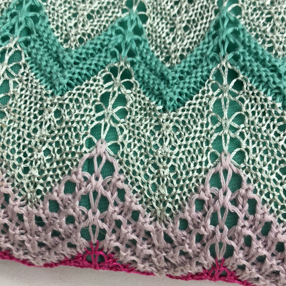 Missoni Multi Color Chevron Stripe Stretch Knit Dress Women’s Euro 38 - Picture 13 of 13